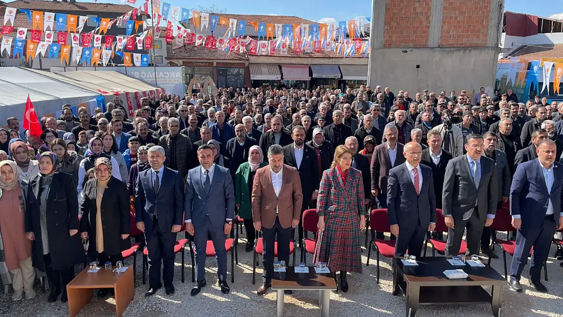 Cumhur İttifakı Akçadağ Adayı Hasan Ulutaş'ın seçim bürosunun açılışı yapıldı