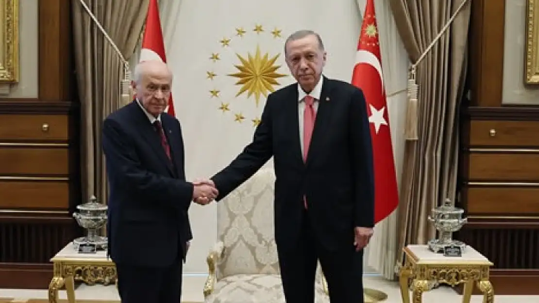 Cumhurbaşkanı Erdoğan, MHP Genel Başkanı Bahçeli'yi kabul etti