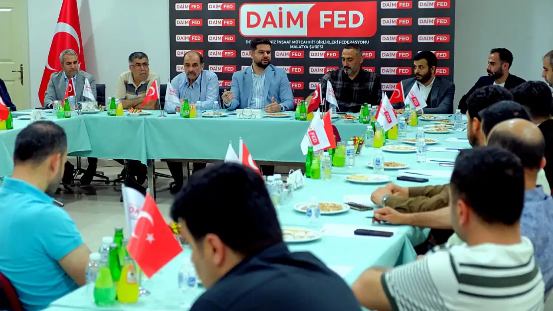 DAİMFED Malatya Şubesi  44 kurucu üyenin katılımı ile ilk toplantısını gerçekleştirdi