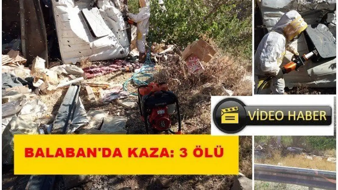 Daren Balaban'da Kaza: 3 Ölü