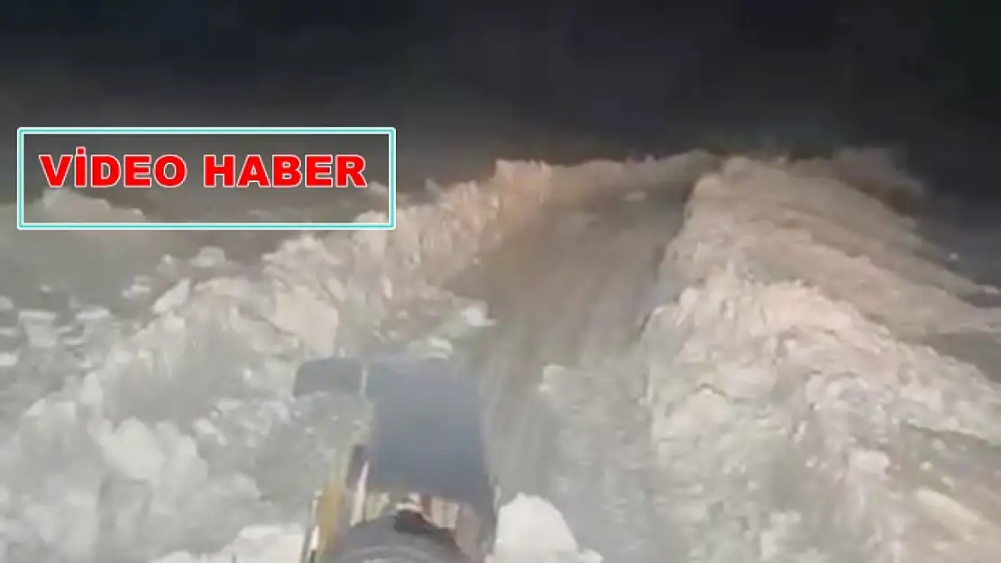 Darende'de Yoğun Kar ve Tipi Hayatı Olumsuz Etkiledi