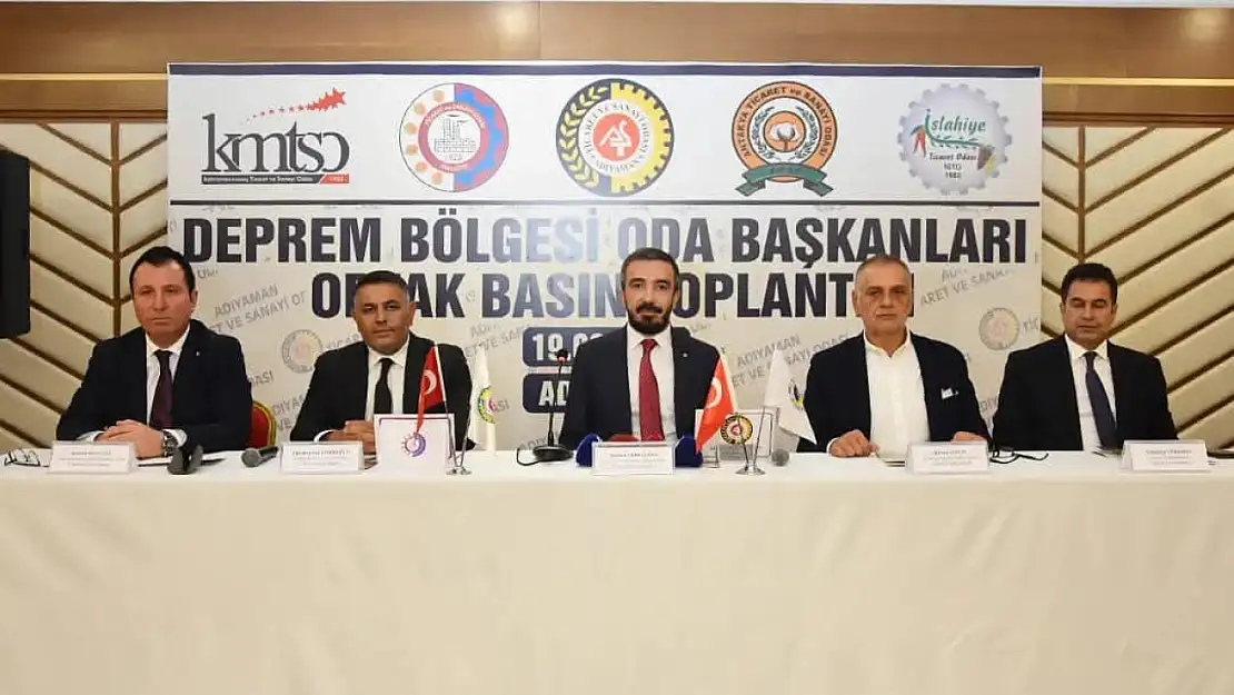 Deprem Bölgesi Başkanlarından ortak bildiri: 'Yerinde Dönüşüm Başvuru Süresi Uzatılmalıdır'