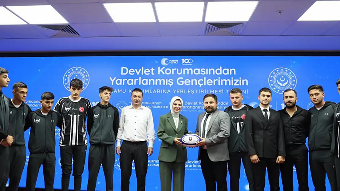 Devlet korumasında yetişen 729 genç kamuya atandı