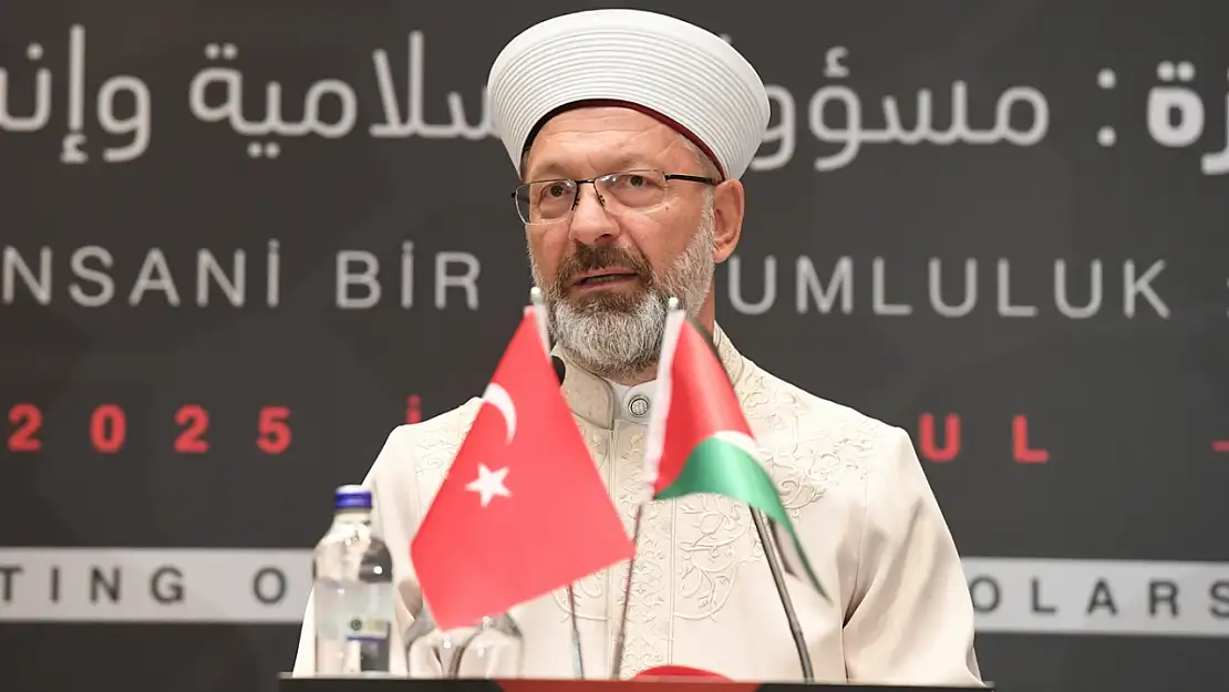 Diyanet İşleri Başkanı Erbaş: Gazze müminler için iman ve izzet meselesidir