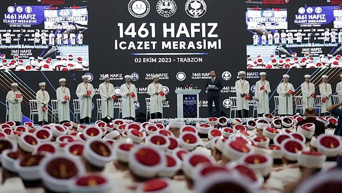 Diyanet İşleri Başkanı Erbaş, Trabzon'da toplu icazet merasimine katıldı