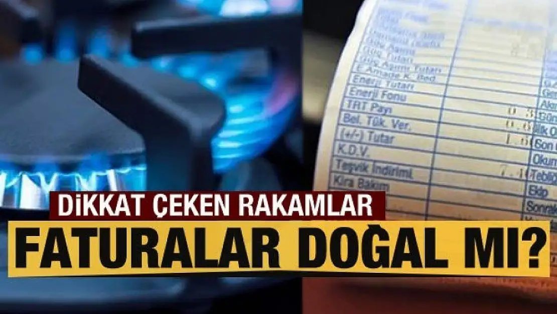 Doğalgaz faturaları doğal mı? Dikkat çeken rakamlar