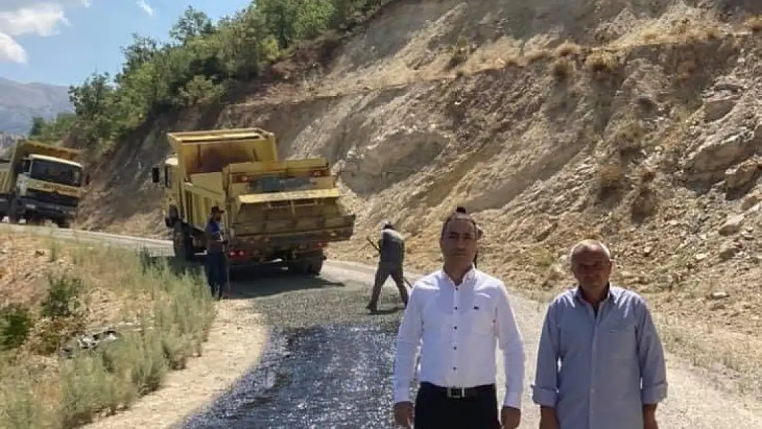 Doğanyol'da yol ve asfalt çalışmaları