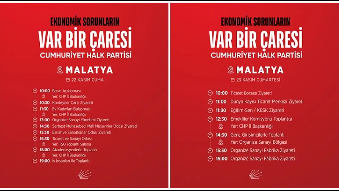 Ekonomi Heyeti yarın  Malatya'da olacak