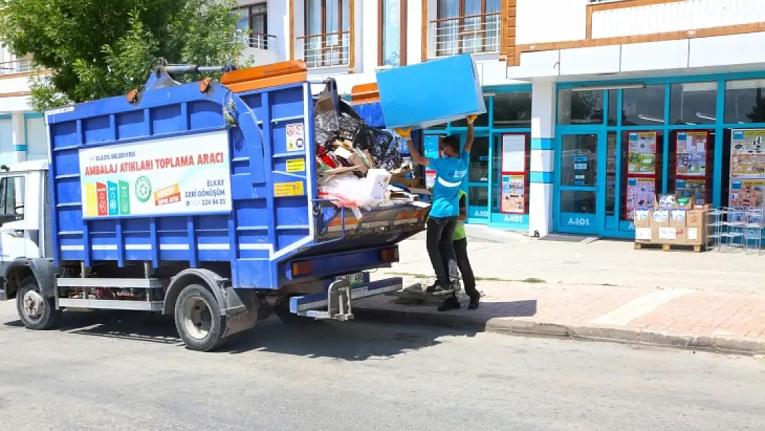 Elazığ Belediyesi Geri Dönüşüm Çalışmalarını Sürdürüyor