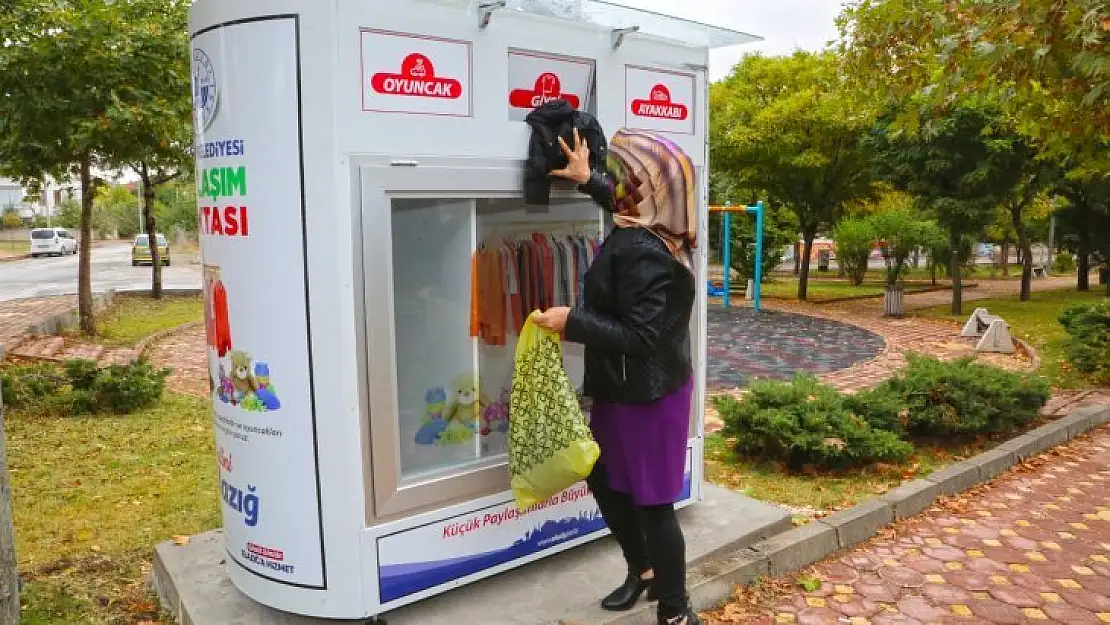 Elazığ Belediyesi Paylaşım Noktaları Hizmete Girdi