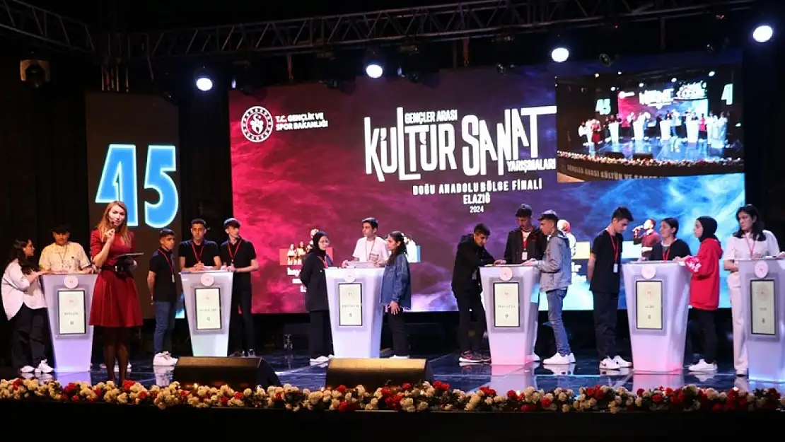 Elazığ'da 'Gençler Arası Kültür Sanat Yarışmaları Doğu Anadolu Bölge Finali' başladı