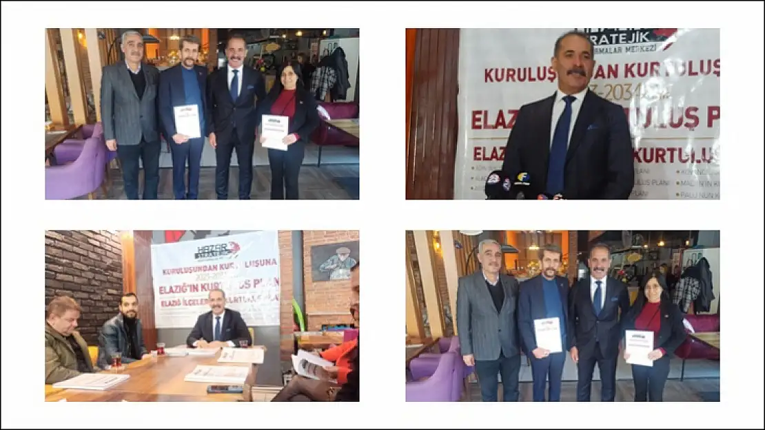 Elazığ'ın ve İlçelerinin Kurtuluş Planı Kitap Haline Getirildi