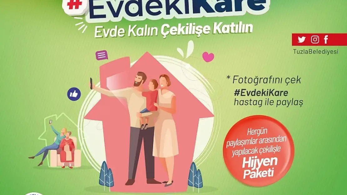 'Evdeki Kare' etkinliğine katılanlar sürpriz hediyeler kazanacak