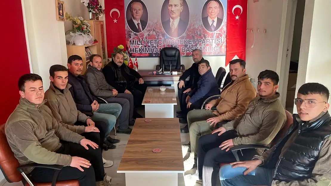 Fendoğlu, Hekimhan ve Kuluncak ilçesinde vatandaşlar ve partililerle bir araya geldi