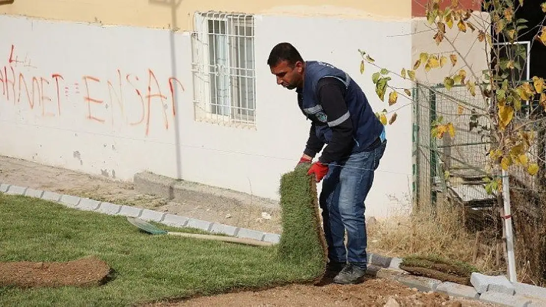 Fırat Mahallesindeki Yeni Park Yapımında Sona Yaklaşıldı