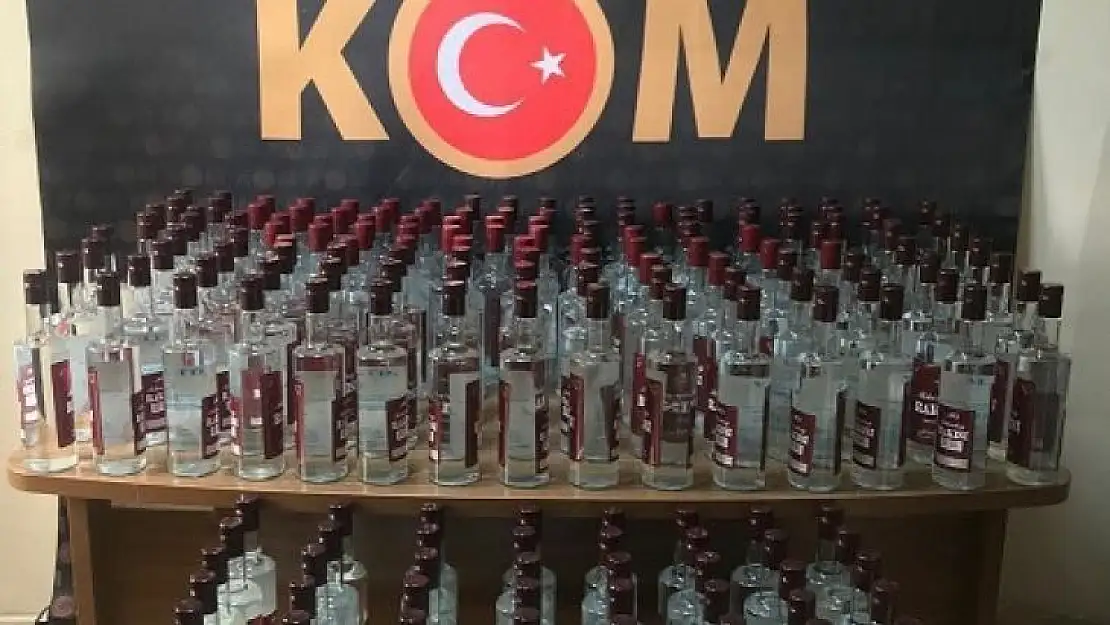 Gümrük Kaçağı içki ele geçirildi