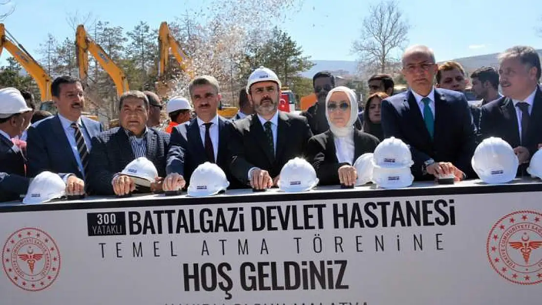 300 Yataklı Battalgazi Devlet Hastanesi'nin Temel Atma Töreni Gerçekleşti