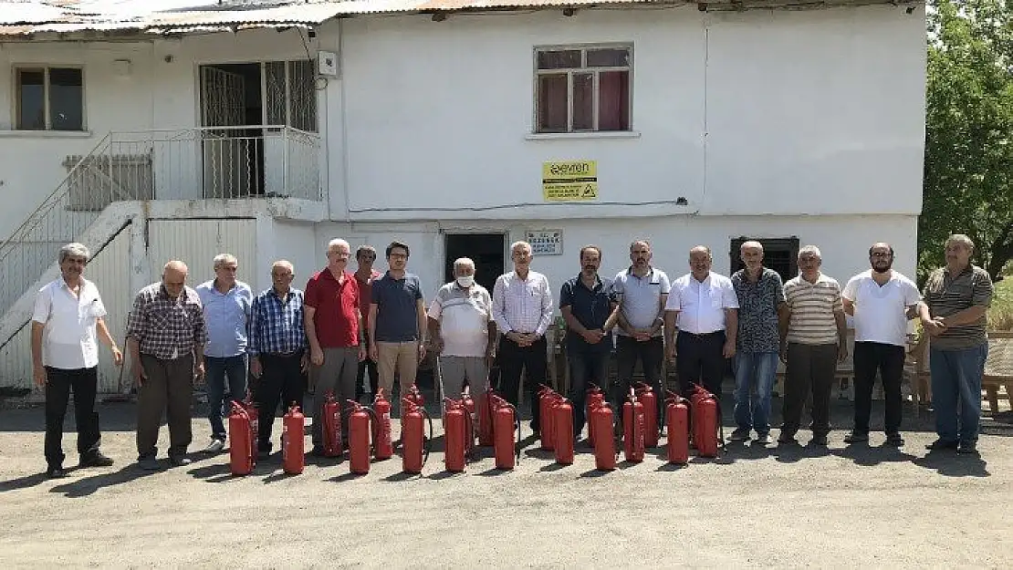 Hezenek Mahallesinde Her Eve Bir Yangın Tüpü Projesi