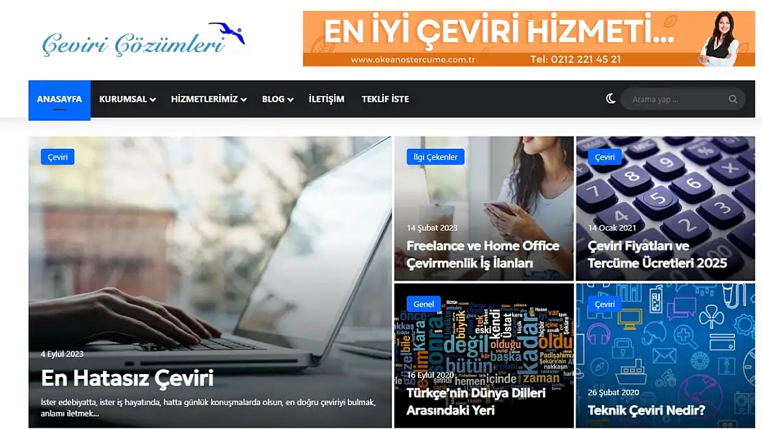 İngilizce Türkçe Çeviri Fiyatları ve Türkçe İngilizce Çeviri Fiyatları