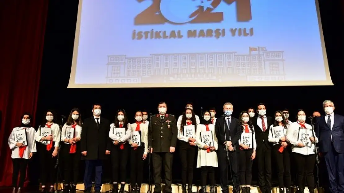 İstiklal Marşının Kabulünün 100. Yıl Dönümü ve Mehmet Akif Ersoy'u Anma Töreni Düzenlendi