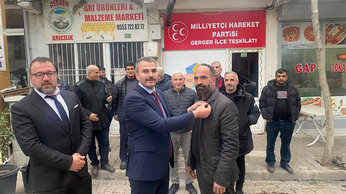 İYİ Parti Gerger İlçe Teşkilatı MHP'ye katıldı