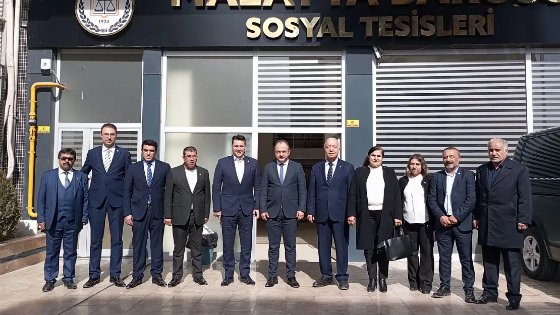 İyi Parti Malatya Belediye Başkan Adayları Malatya Barosu Ve Balıkçılar Pazarı Esnafını Ziyaret Ettii