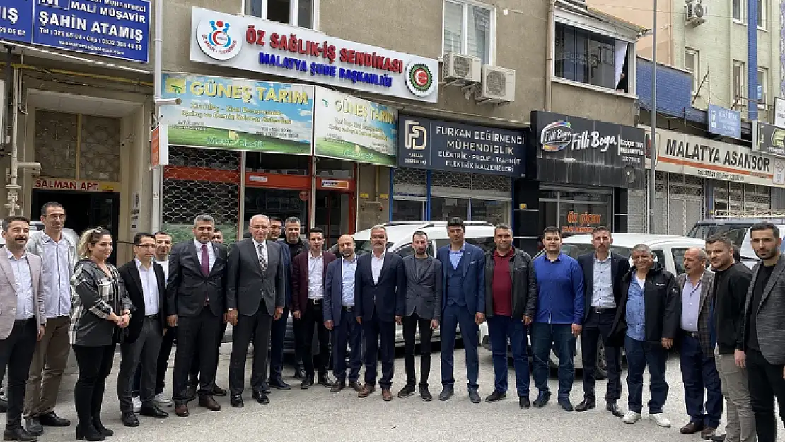 Kahtalı'dan Öz Sağlık-İş Sendikası'na ziyaret