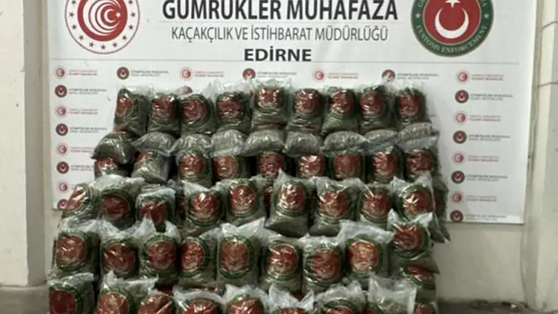 Kapıkule Sınır Kapısı'nda 382 kilogram uyuşturucu ele geçirildi