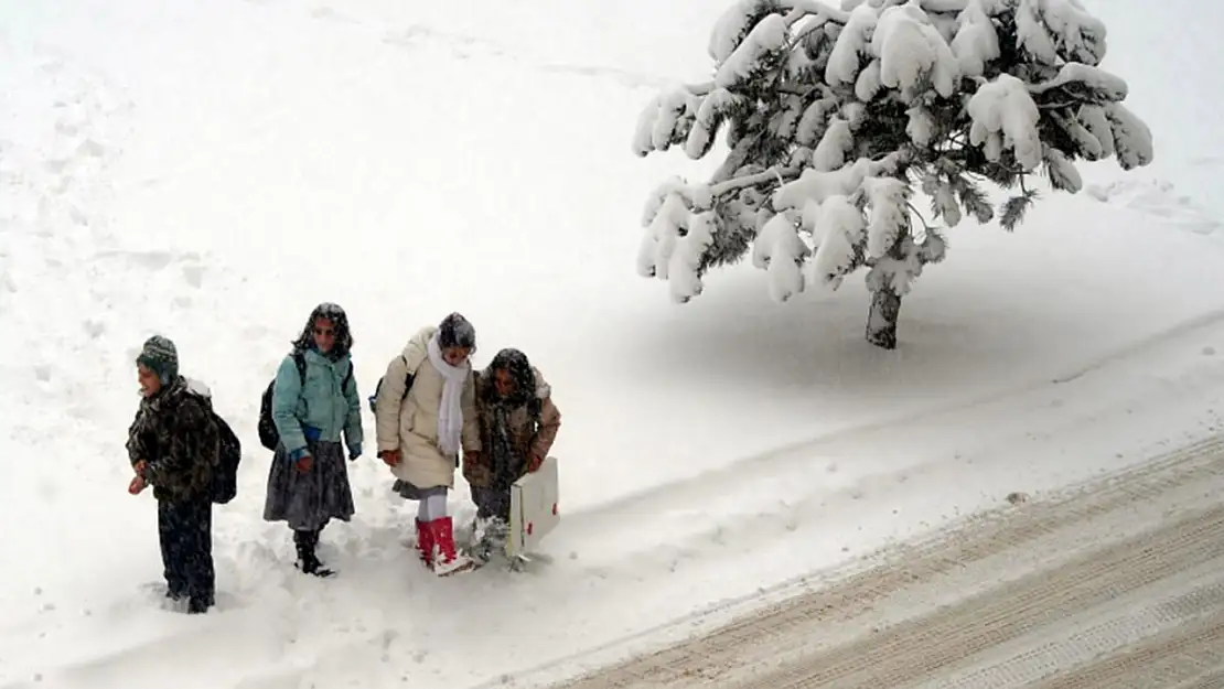 Kar yağışı nedeniyle bazı illerde okullar tatil edildi