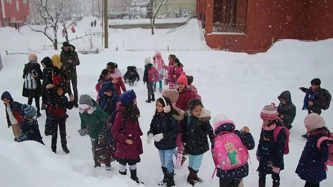 Kar yağışı nedeniyle eğitime ara verilen iller