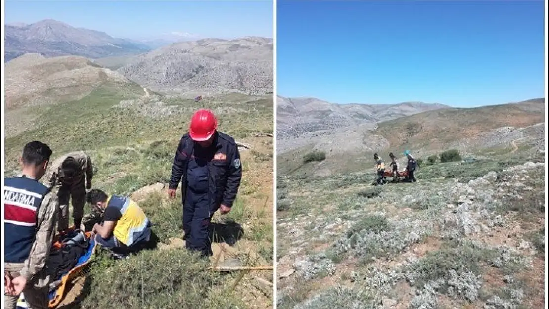 Kayalık'tan düşen şahıs yaralandı