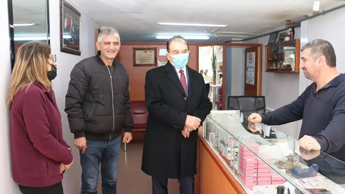 Keskin, Doğanşehir'de esnaf gezisi yaptı