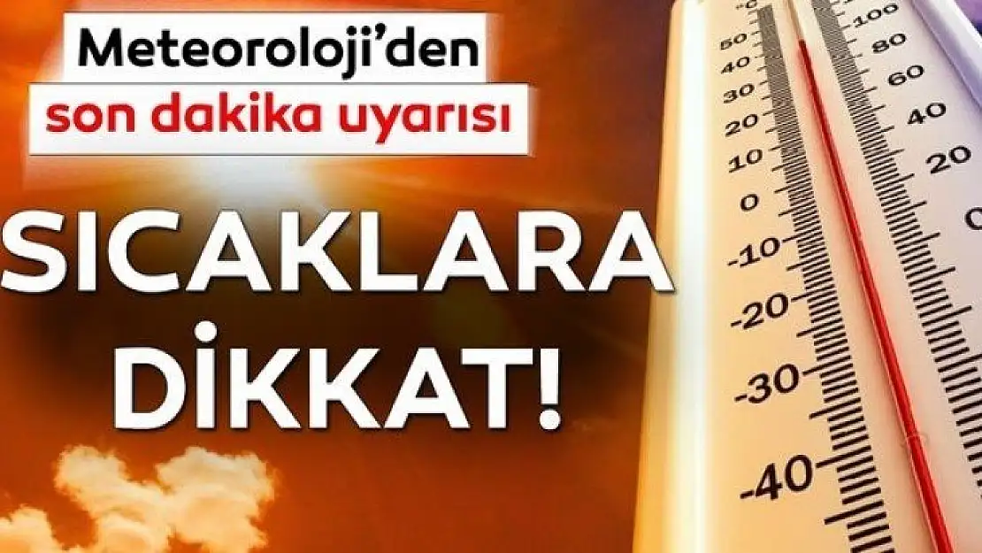 Kronik hastalara, yaşlılara ve çocuklara Meteorolojiden uyarı