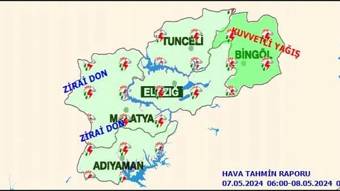 Kuvvetli Yağış Uyarısı