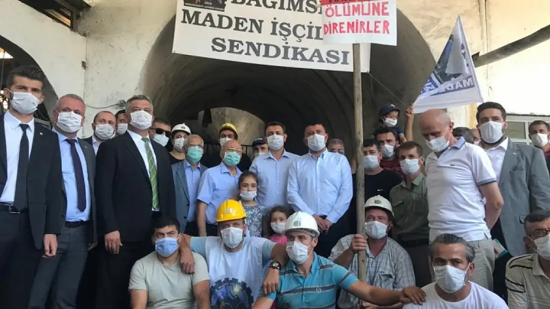 Maden İşçilerine Destek