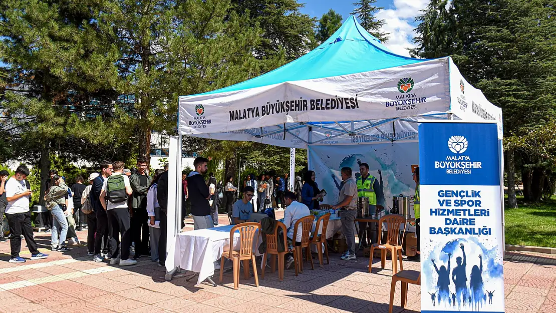 Malatya Büyükşehir Belediyesi, İnönü Üniversitesi'nde Tanıtım ve Bilgilendirme Standı Açtı