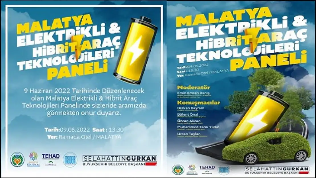 Malatya Büyükşehir Belediyesinden Elektrikli Ve Hibrid Araç Teknolojileri Paneli