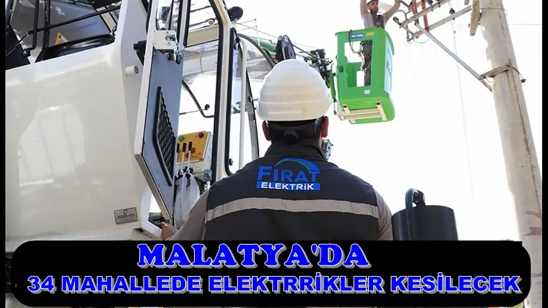 Malatya'da Bugün Geniş Kapsamlı Elektrik Kesintisi: İşte Etkilenecek Mahalleler