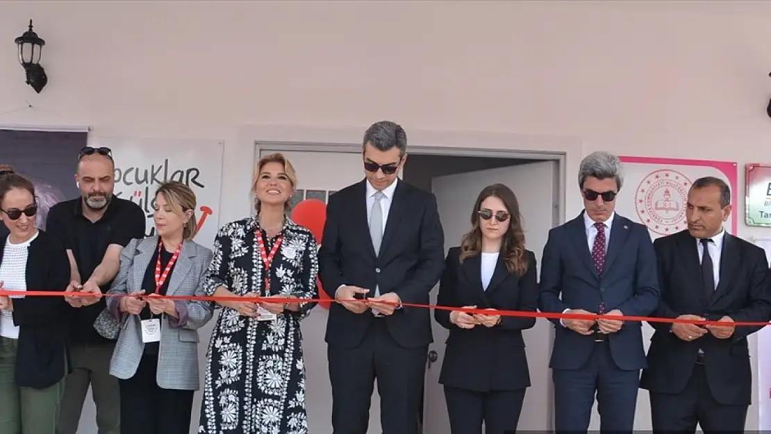 Malatya'da Çocuklar Gülsün Diye Derneği öncülüğünde yaptırılan anaokulu açıldı