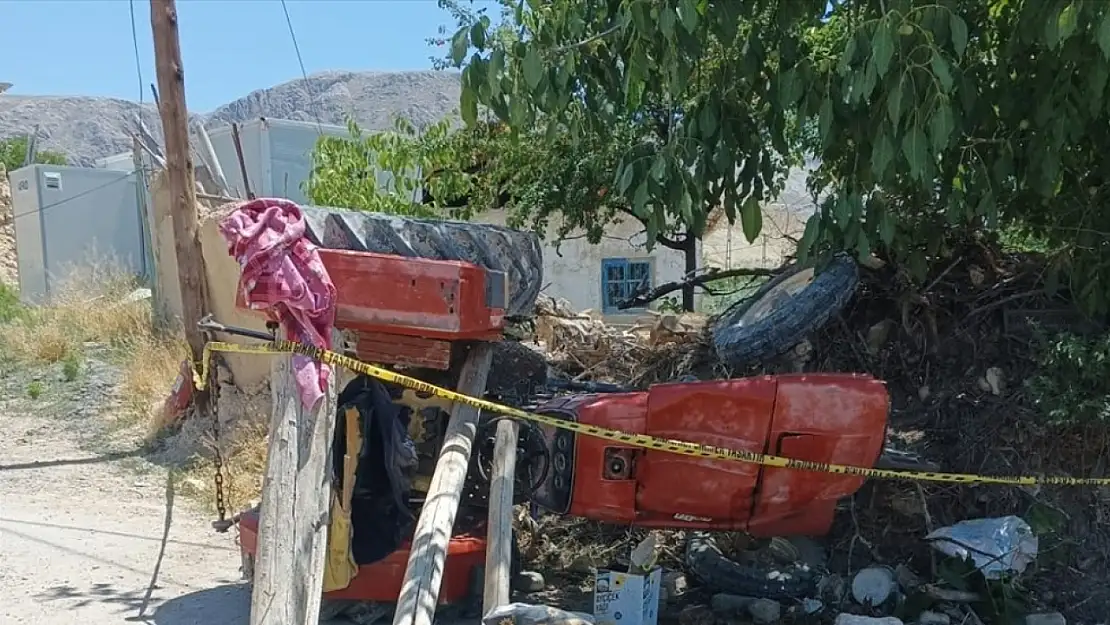 Malatya'da devrilen traktördeki 1 kişi öldü, 1 kişi yaralandı