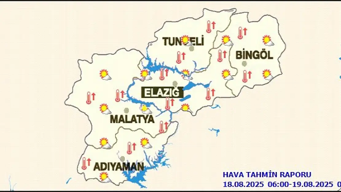 Malatya'da Günlük Hava Tahmin Raporu