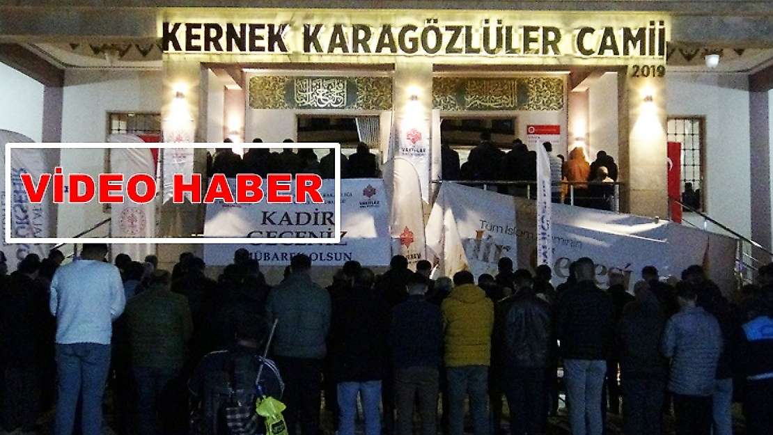 Malatya'da Kadir Gecesi Coşkusu: Camiler Doldu Taştı