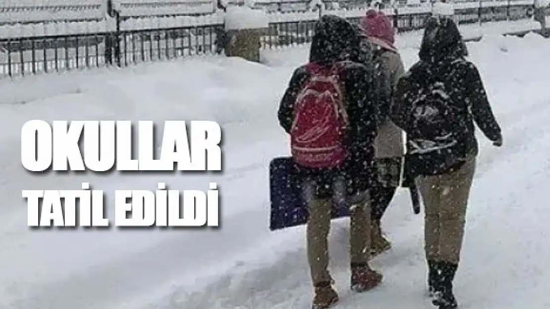 Malatya'da Okullar Yarın Tatil