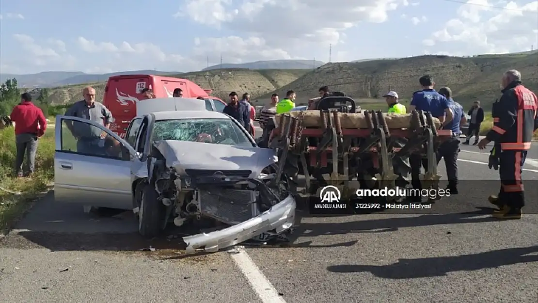 Malatya'da trafik kazasında 1 kişi öldü, 1 kişi yaralandı