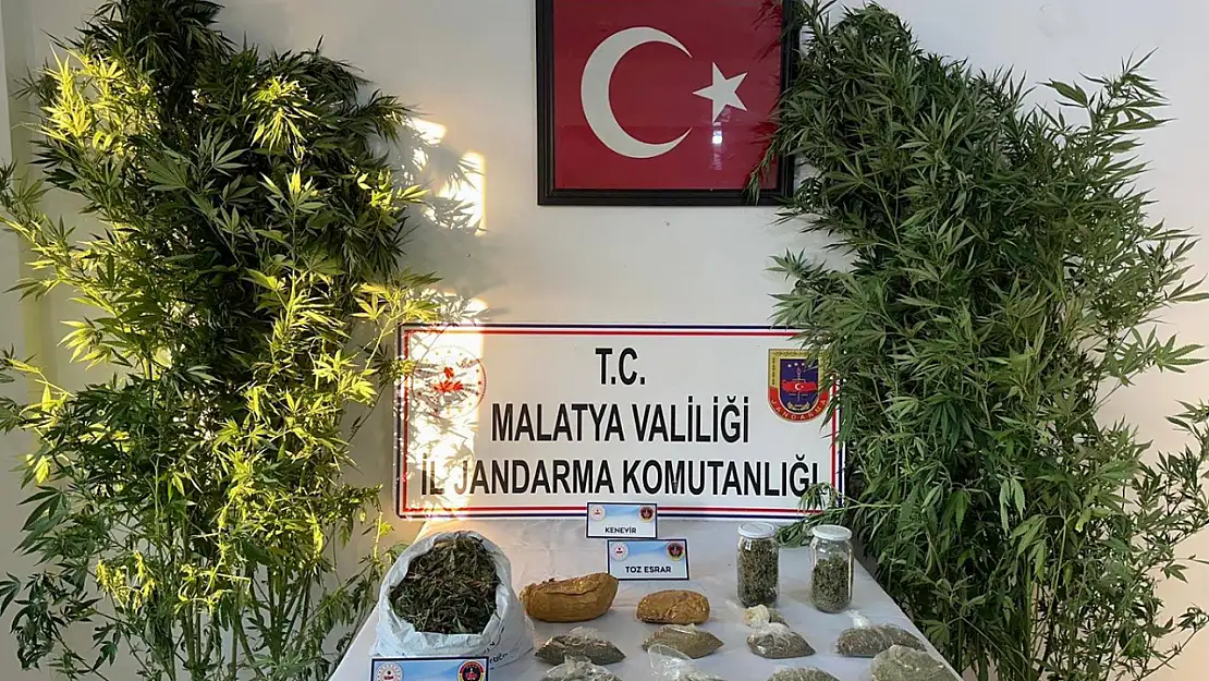 Malatya'da uyuşturucu operasyonu: 1 gözaltı