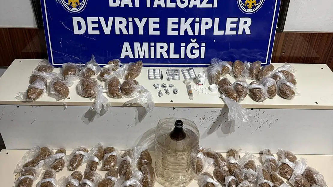 Malatya'da uyuşturucu operasyonu: 2 gözaltı