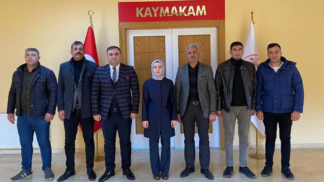 Malatya güvenlik korucuları derneğinden Yazıhan Kaymakamlığına Ziyaret