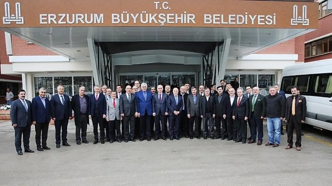 Başkanlar Erzurum'da Buluştu