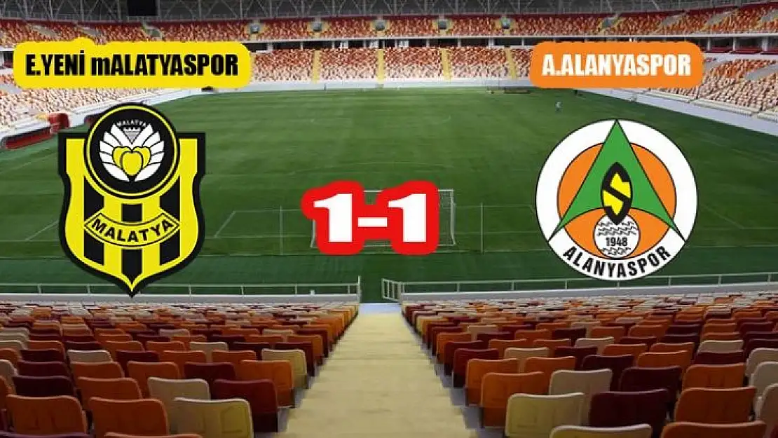 Alanya son anda 1 puanı kaptı!