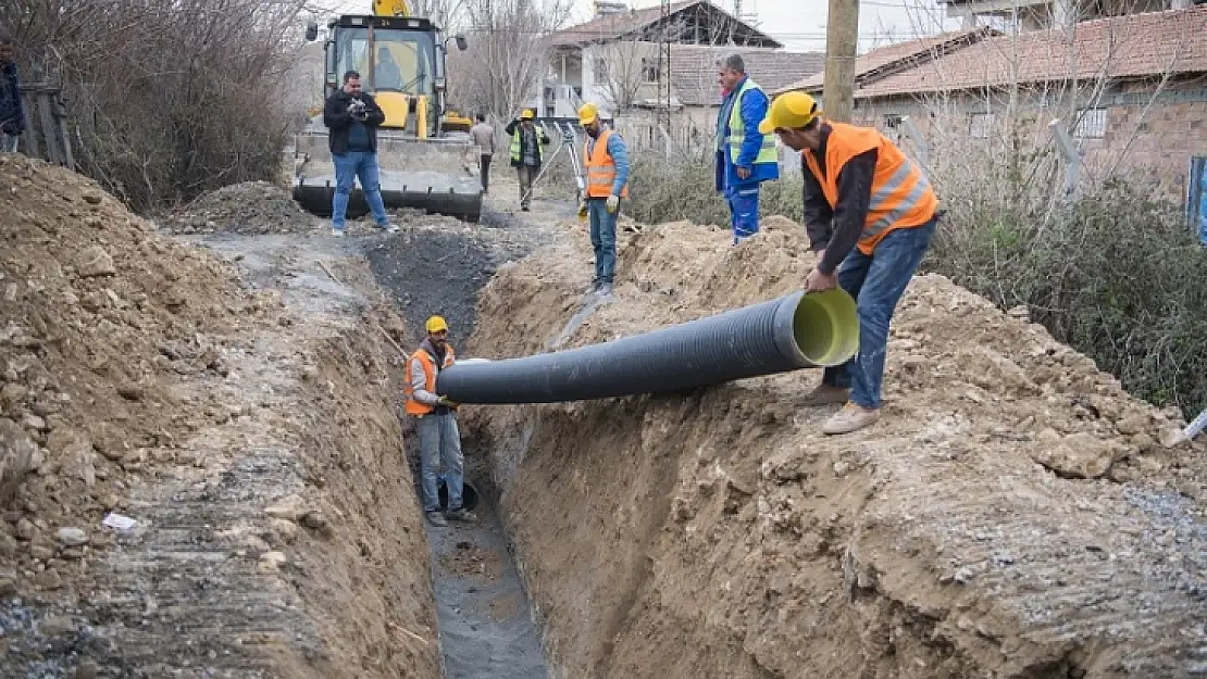 6 Mahallenin Kanalizasyon Hattı Yenilendi